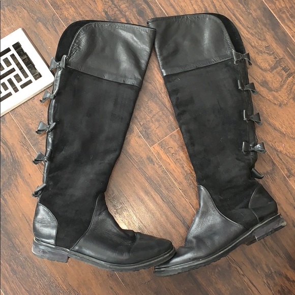 Steve Madden REAL leather knee high boots - Picture 1 of 5